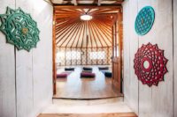 yoga yurt at conviento de lobos